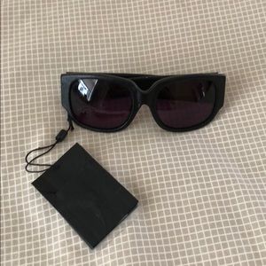 Alexander Wang cat 2 glasses Linda farrow collab